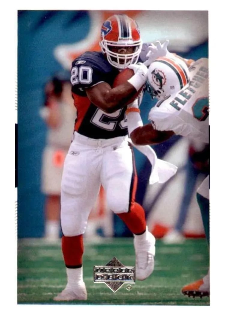 2003 Upper Deck Patch Collection Travis Henry #20 card