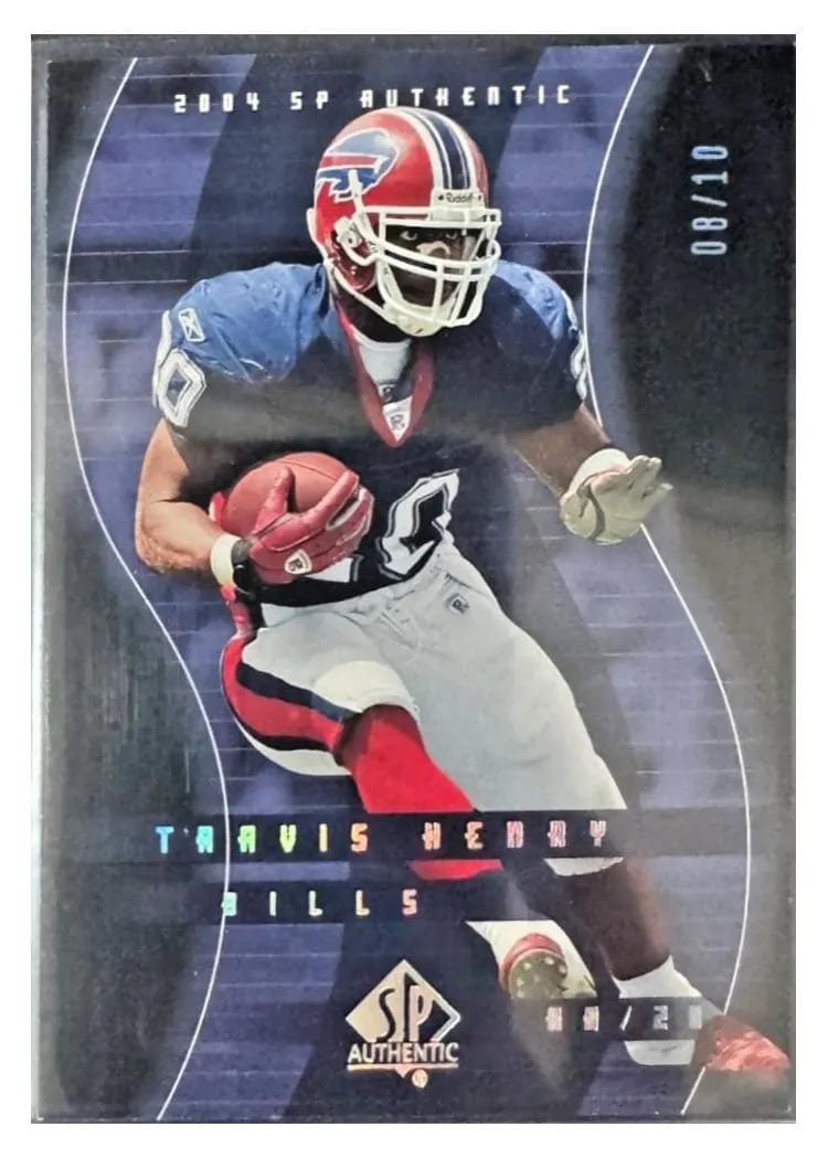 2004 SP Authentic Travis Henry #9 card