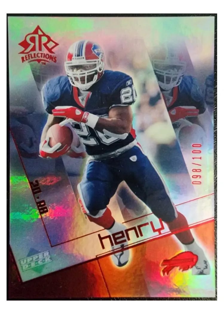2004 Upper Deck Reflections Travis Henry #11 card