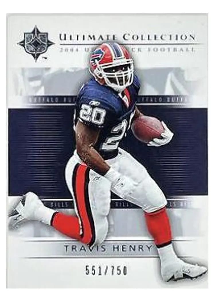 2004 Upper Deck Ultimate Collection Travis Henry #8 card