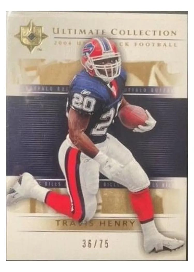 2004 Upper Deck Ultimate Collection Travis Henry #8 card
