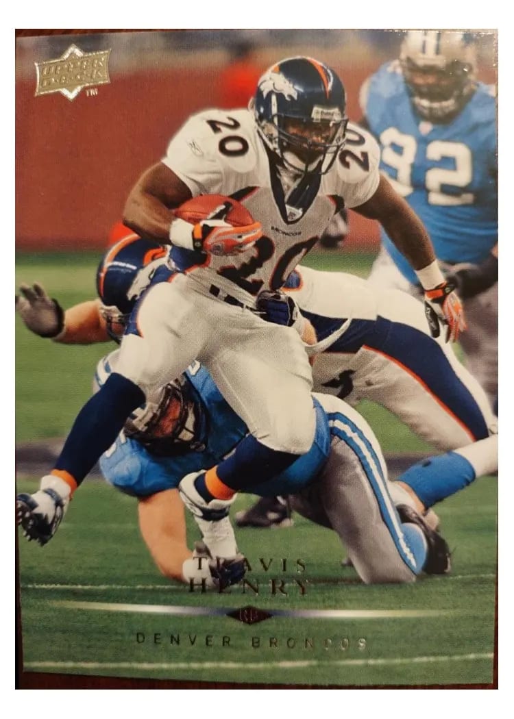 2008 Upper Deck Travis Henry #57 card
