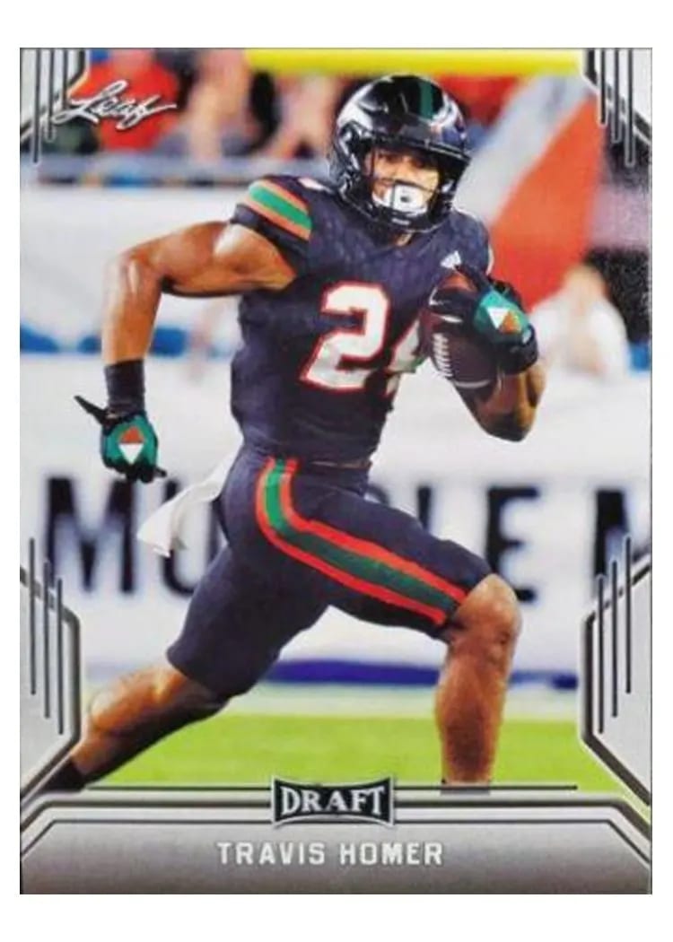 2019 Leaf Draft Travis Homer #67 card