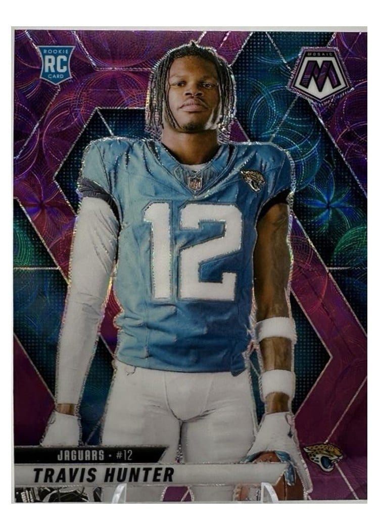 2025 Panini Mosaic Travis Hunter #279 card