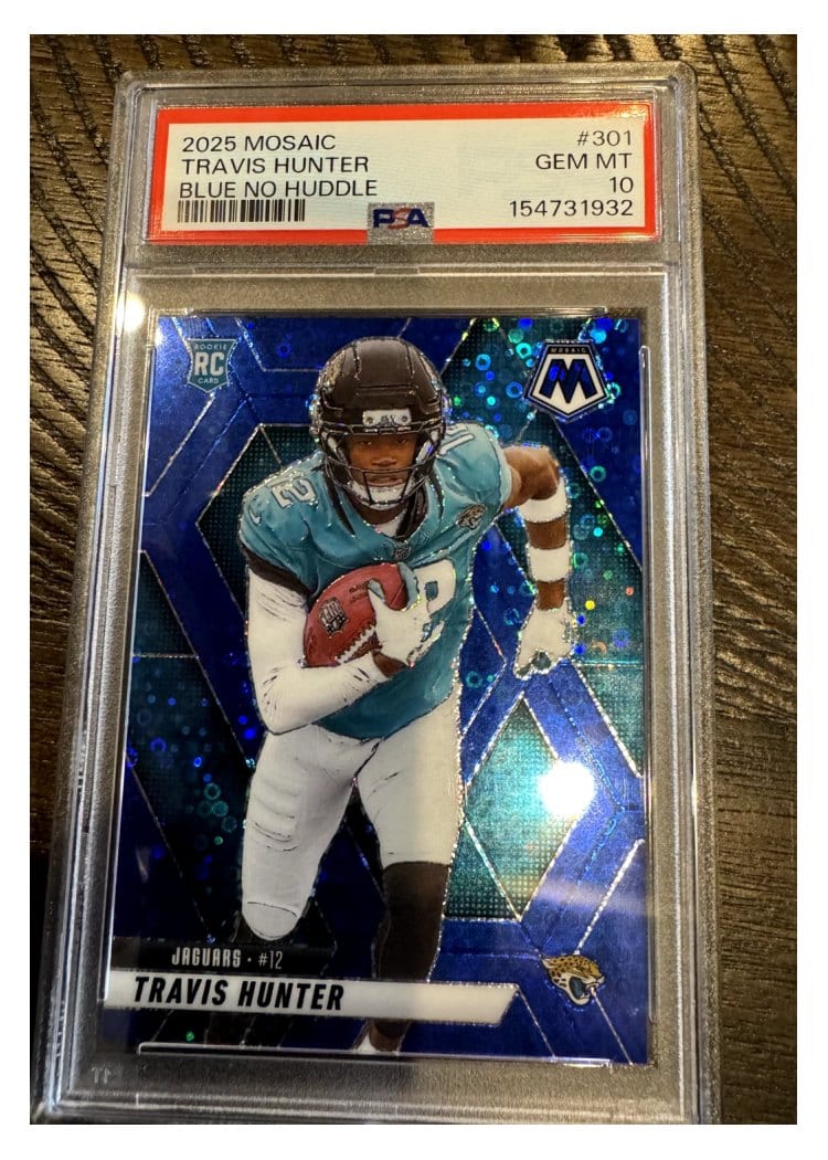 2025 Panini Mosaic Base Set Travis Hunter #301 card