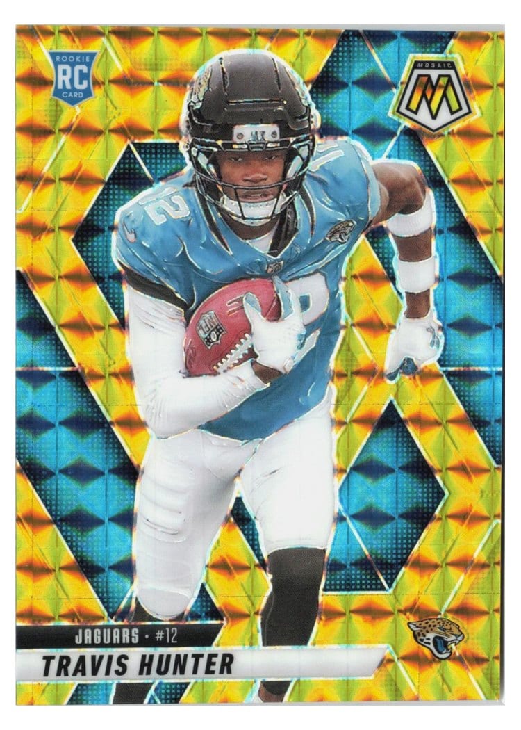 2025 Panini Mosaic Base Set Travis Hunter #301 card