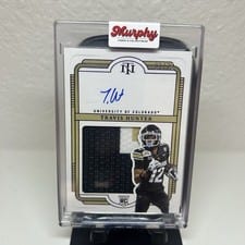2025 Panini National Treasures Collegiate Rookie Signatures Travis Hunter #25