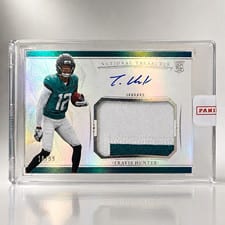 2025 Panini National Treasures Crossover Rookie Patch Autographs Travis Hunter #2