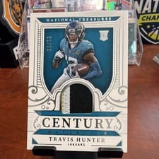 2025 Panini National Treasures Treasured Rookies Travis Hunter #19 card