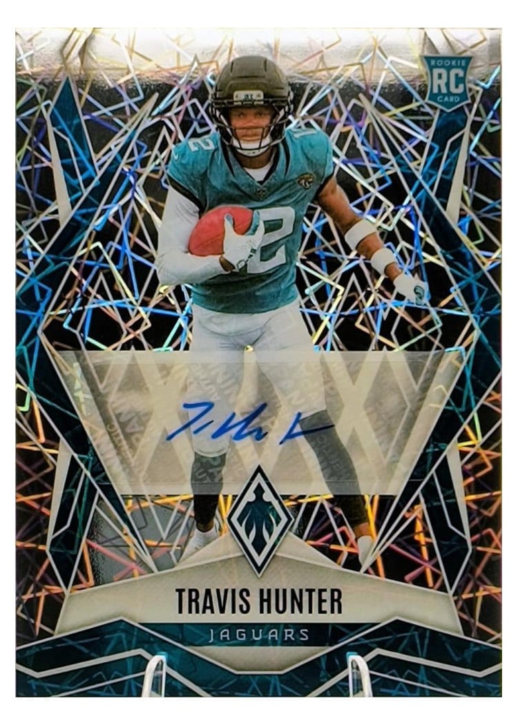 2025 Panini Phoenix Travis Hunter #157 card