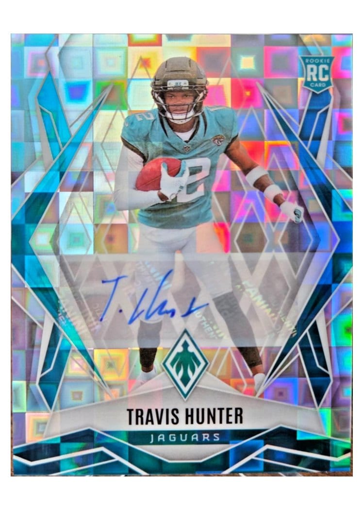 2025 Panini Phoenix Travis Hunter #157 card