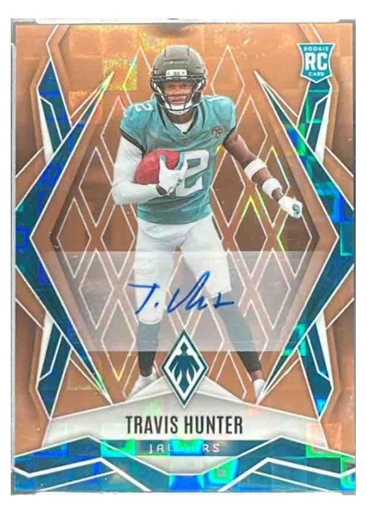 2025 Panini Phoenix Travis Hunter #157 card