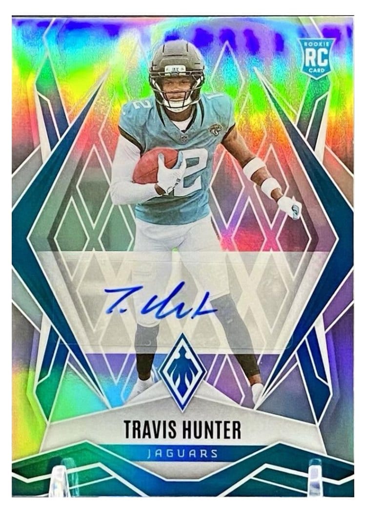 2025 Panini Phoenix Travis Hunter #157 card