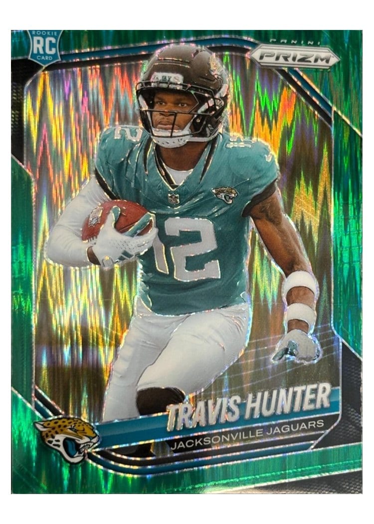2025 Panini Prizm Base Set Travis Hunter #301 card