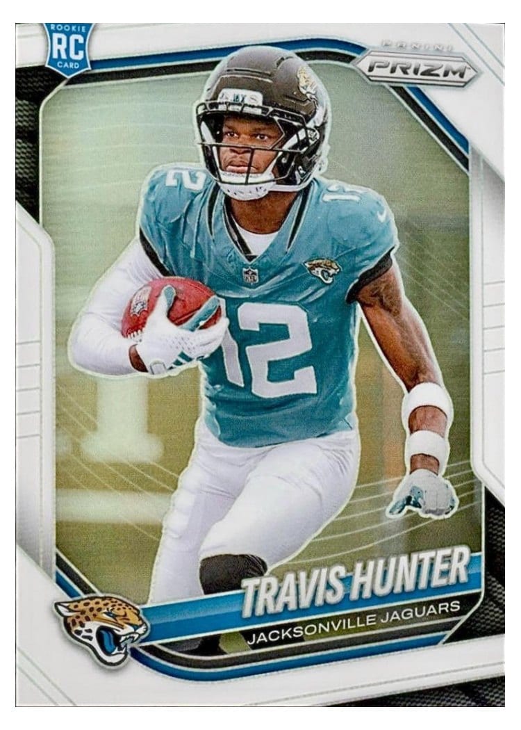 2025 Panini Prizm Base Set Travis Hunter #301 card