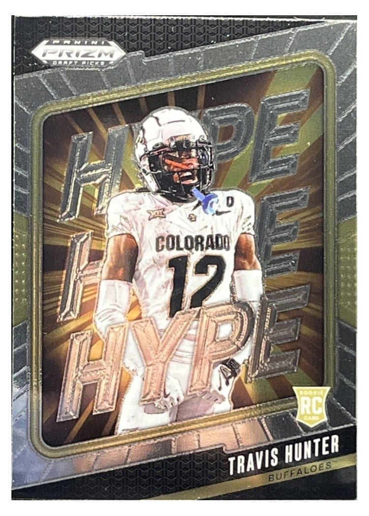 2025 Panini Prizm Draft Picks Hype Travis Hunter #2 card