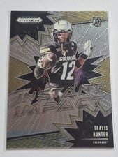 2025 Panini Prizm Draft Picks Instant Impact Travis Hunter #17 card