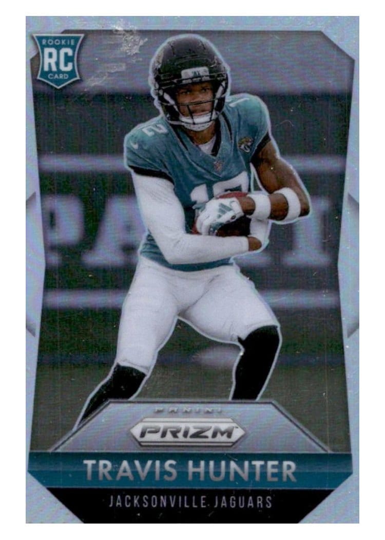 2025 Panini Prizm Prizm Flashback Rookie Travis Hunter #2 card