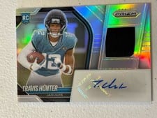 2025 Panini Prizm Rookie Patch Autographs Travis Hunter #18