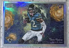2025 Topps Cosmic Chrome Stars in the Night Travis Hunter #STN-9 card