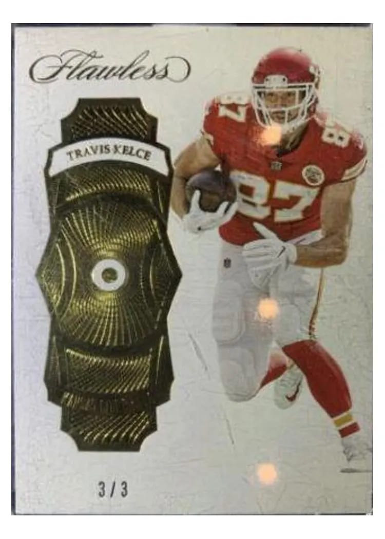 2017 Panini Flawless Travis Kelce #47 card
