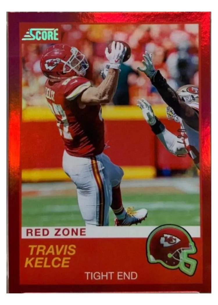 2019 Score Base Set Travis Kelce #2 card