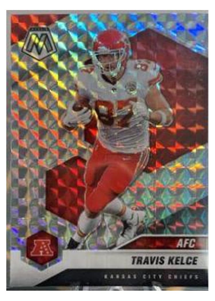 2021 Panini Mosaic Base Set Travis Kelce Mosaic #240 card