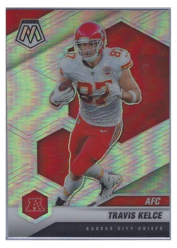 2021 Panini Mosaic Base Set Travis Kelce #240 card