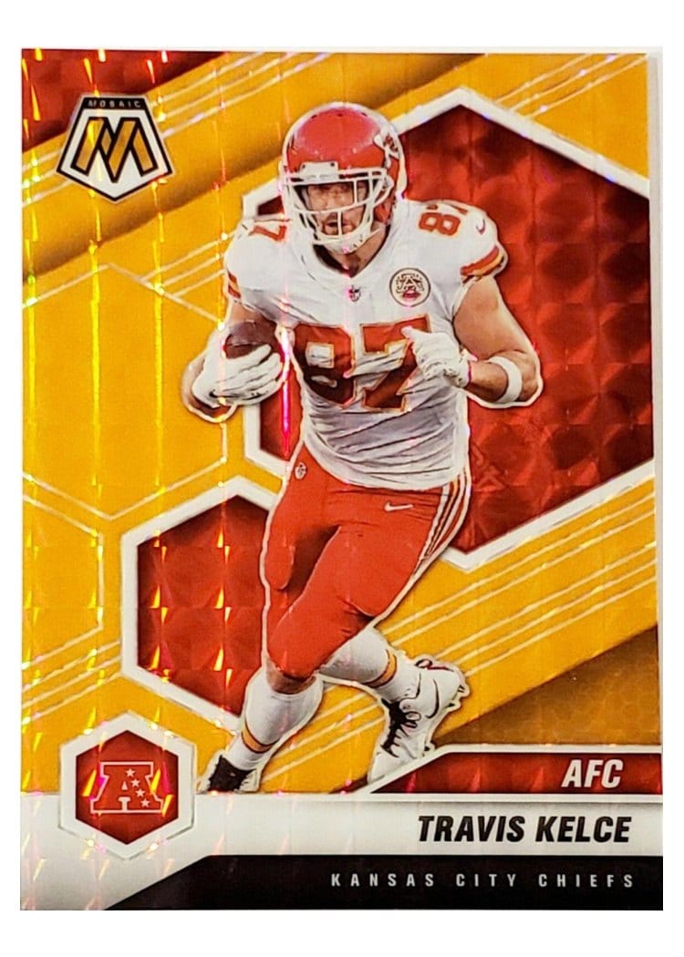 2021 Panini Mosaic Base Set Travis Kelce #240 card
