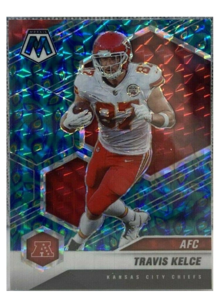 2021 Panini Mosaic Base Set Travis Kelce #240 card