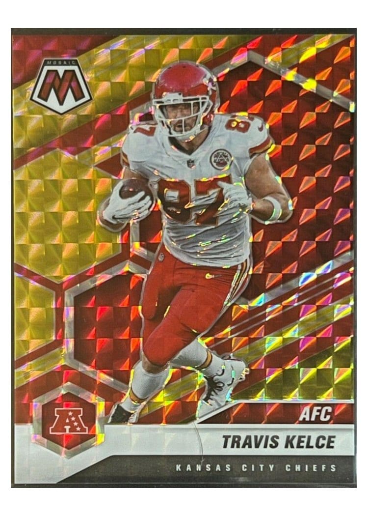 2021 Panini Mosaic Base Set Travis Kelce #240 card