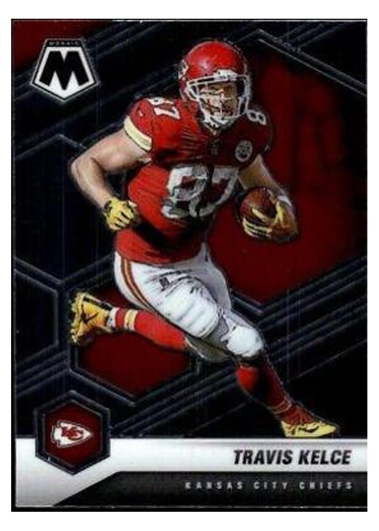 2021 Panini Mosaic Base Set Travis Kelce #4 card