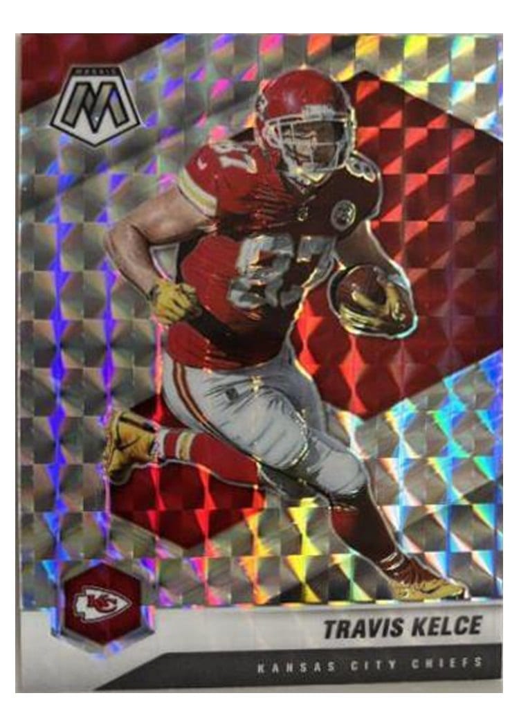2021 Panini Mosaic Base Set Travis Kelce #4 card
