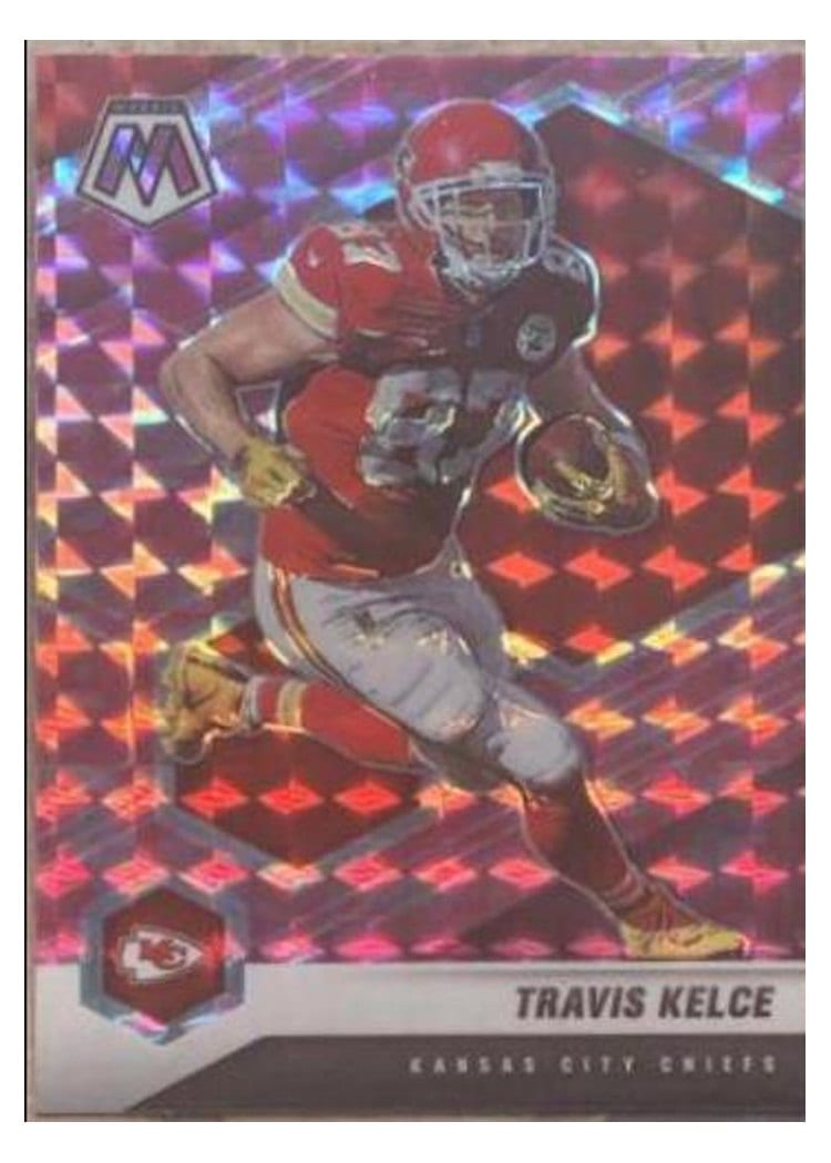 2021 Panini Mosaic Base Set Travis Kelce #4 card