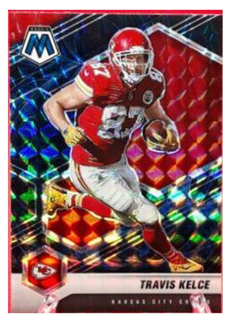2021 Panini Mosaic Base Set Travis Kelce #4 card
