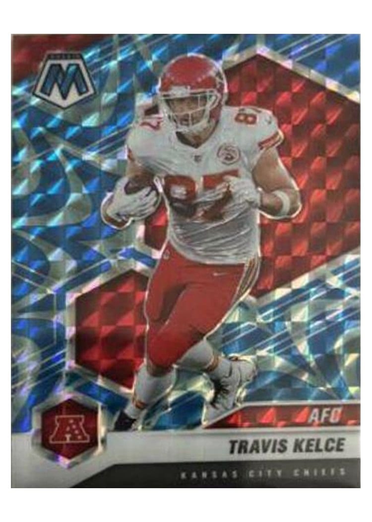 2021 Panini Mosaic Base Set Travis Kelce #4 card