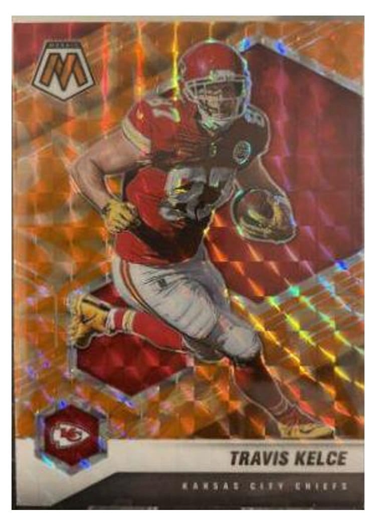 2021 Panini Mosaic Base Set Travis Kelce #4 card
