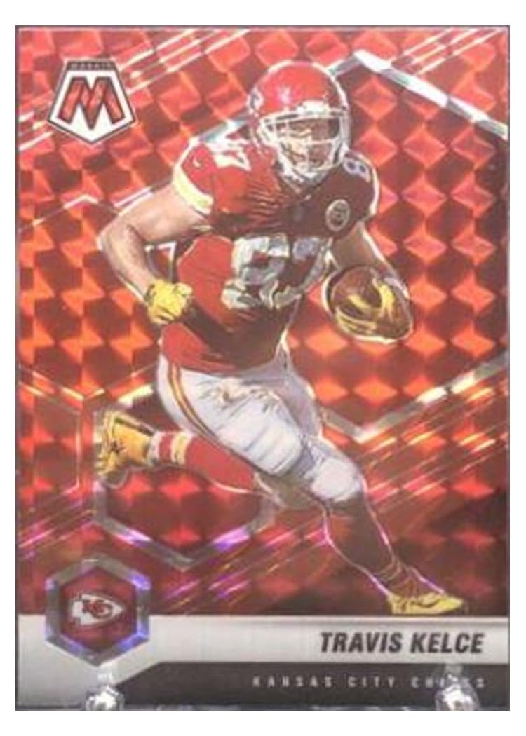 2021 Panini Mosaic Base Set Travis Kelce #4 card