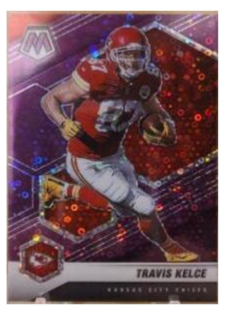 2021 Panini Mosaic Base Set Travis Kelce #4 card