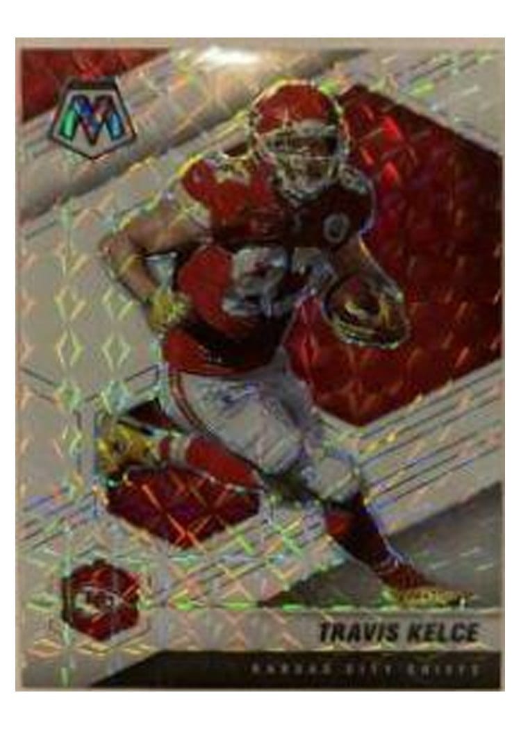 2021 Panini Mosaic Base Set Travis Kelce #4 card