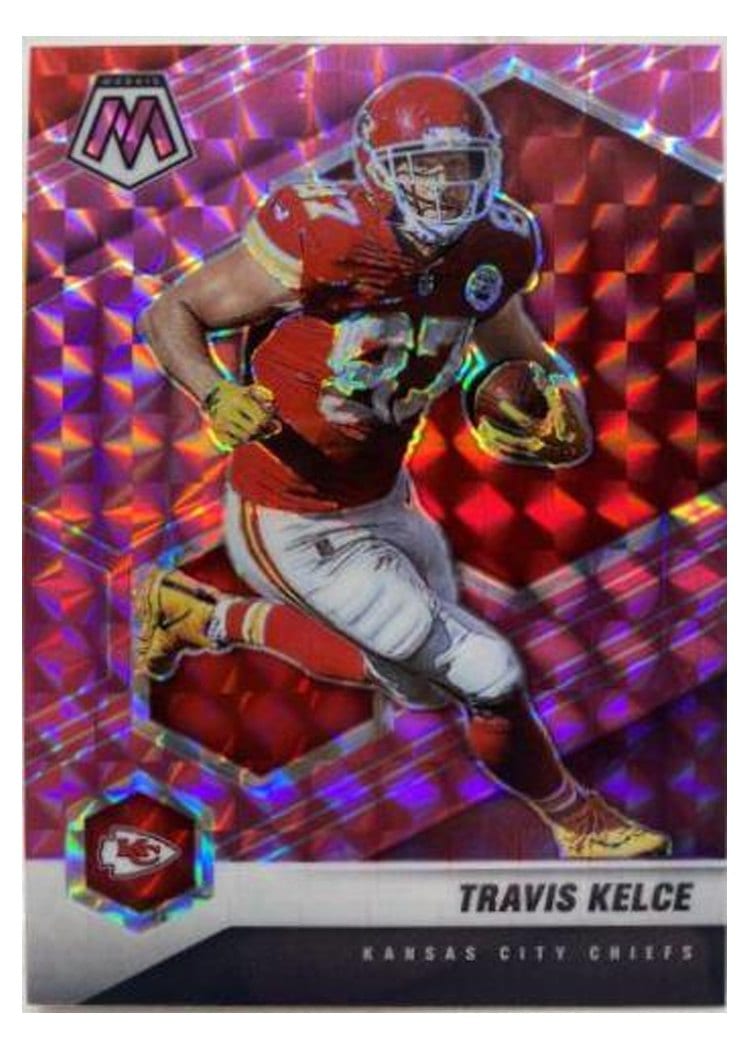 2021 Panini Mosaic Base Set Travis Kelce #4 card