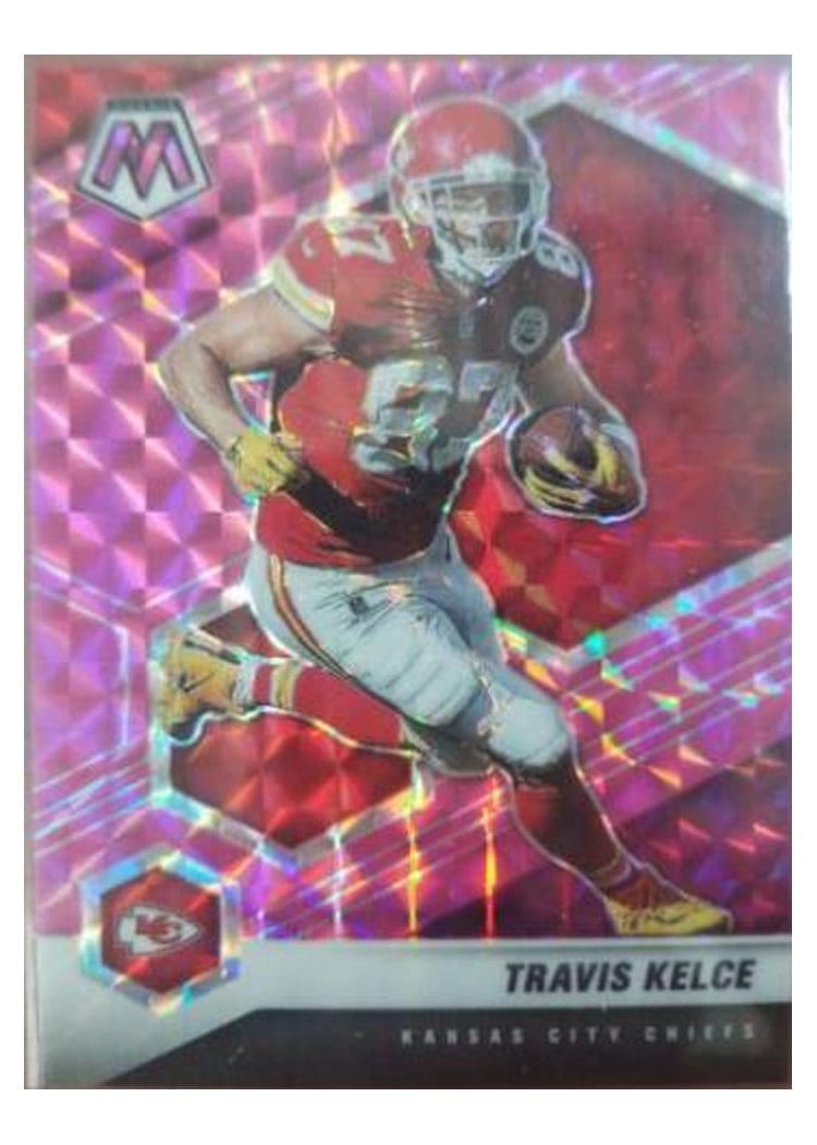 2021 Panini Mosaic Base Set Travis Kelce #4 card