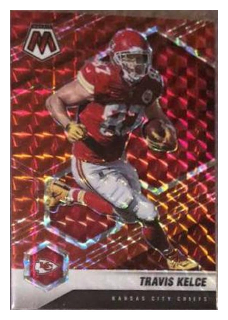 2021 Panini Mosaic Base Set Travis Kelce #4 card
