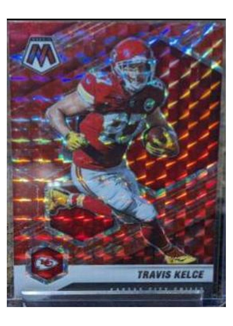 2021 Panini Mosaic Base Set Travis Kelce #4 card