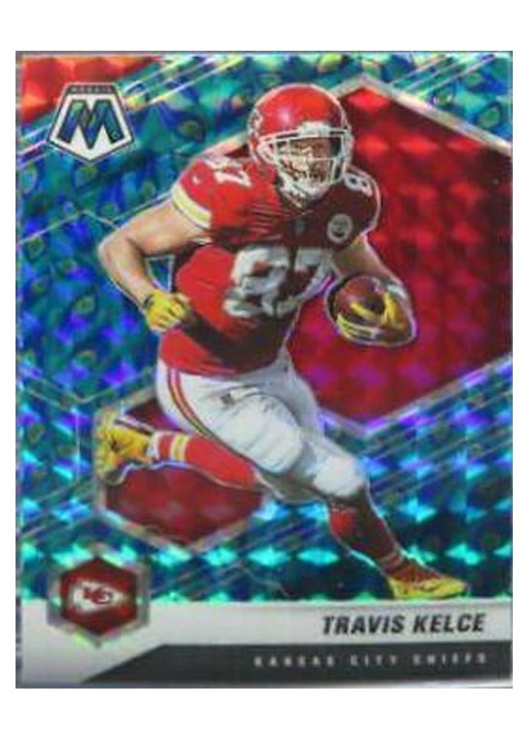 2021 Panini Mosaic Base Set Travis Kelce #4 card