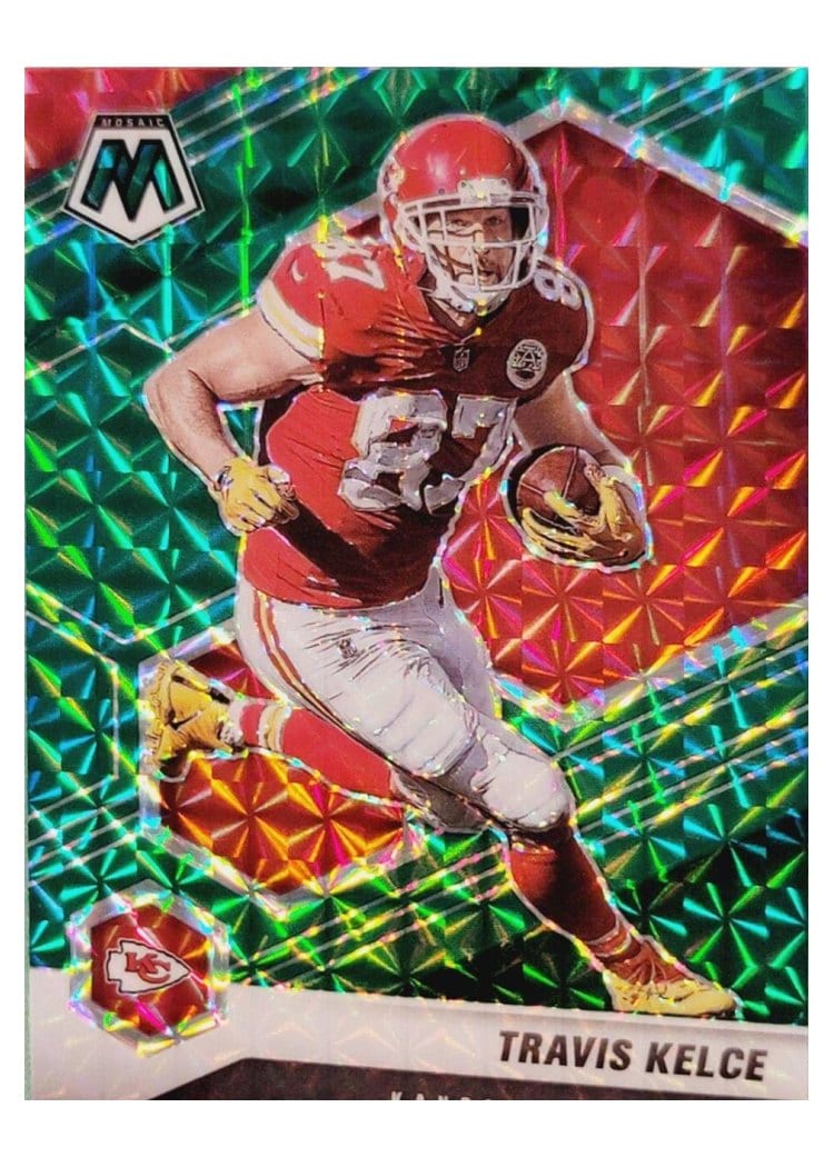 2021 Panini Mosaic Base Set Travis Kelce #4 card