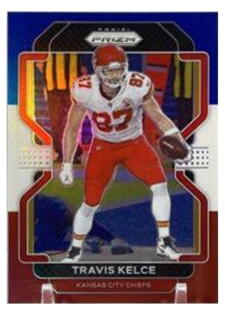 2021 Panini Prizm Base Set Travis Kelce #189 card