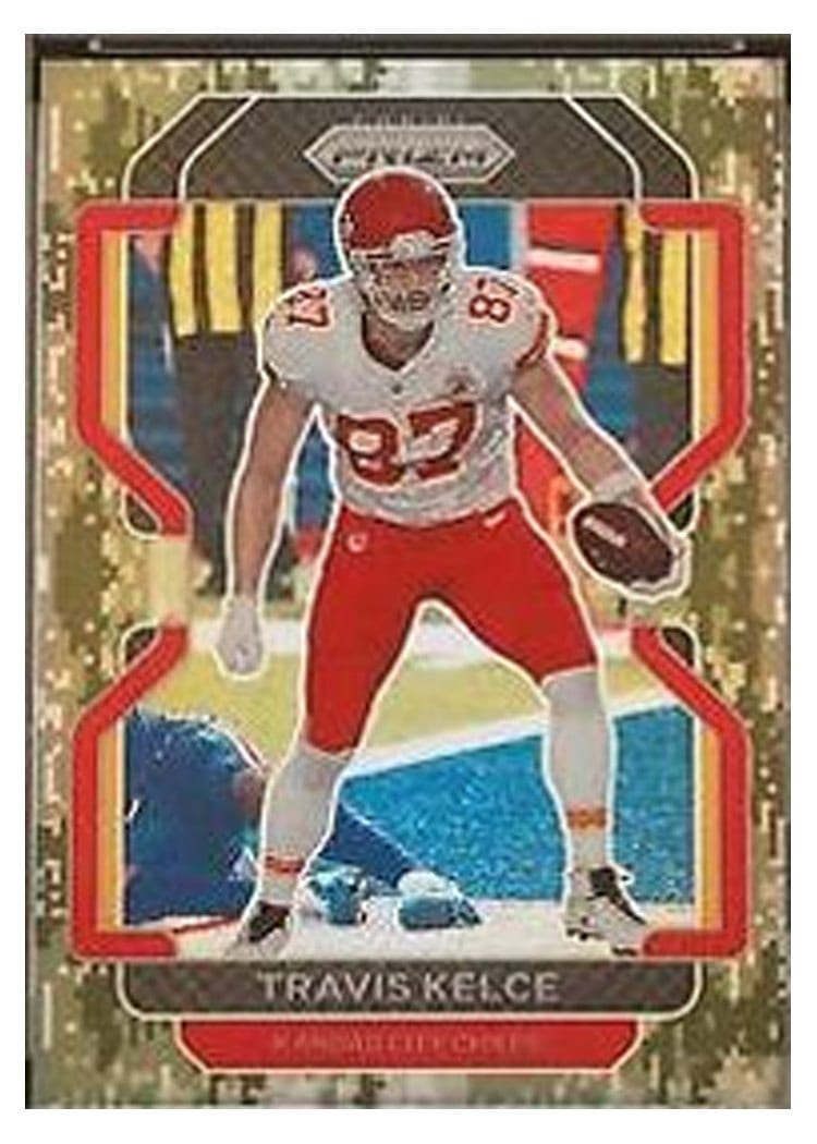 2021 Panini Prizm Base Set Travis Kelce #189 card