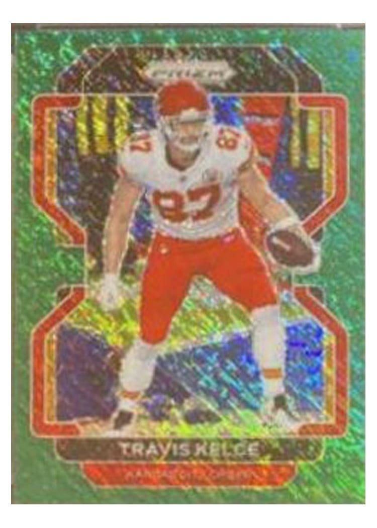 2021 Panini Prizm Base Set Travis Kelce #189 card