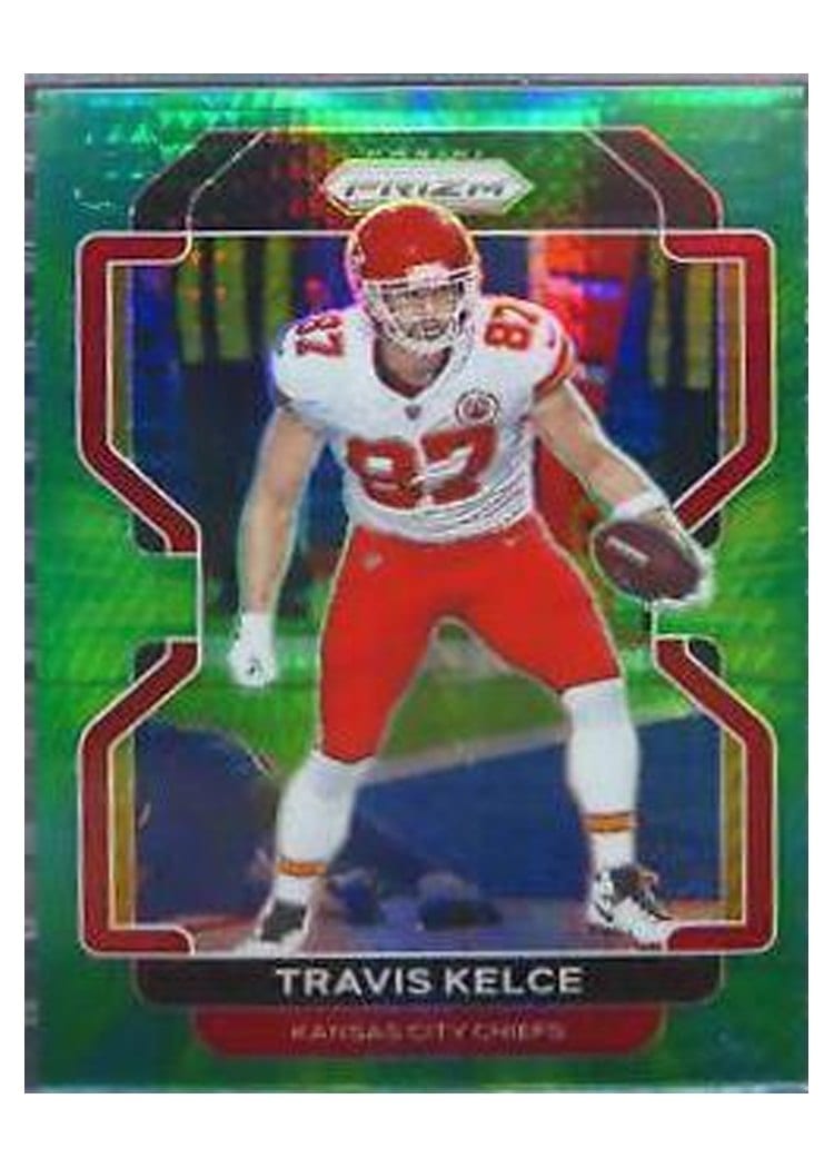 2021 Panini Prizm Base Set Travis Kelce #189 card